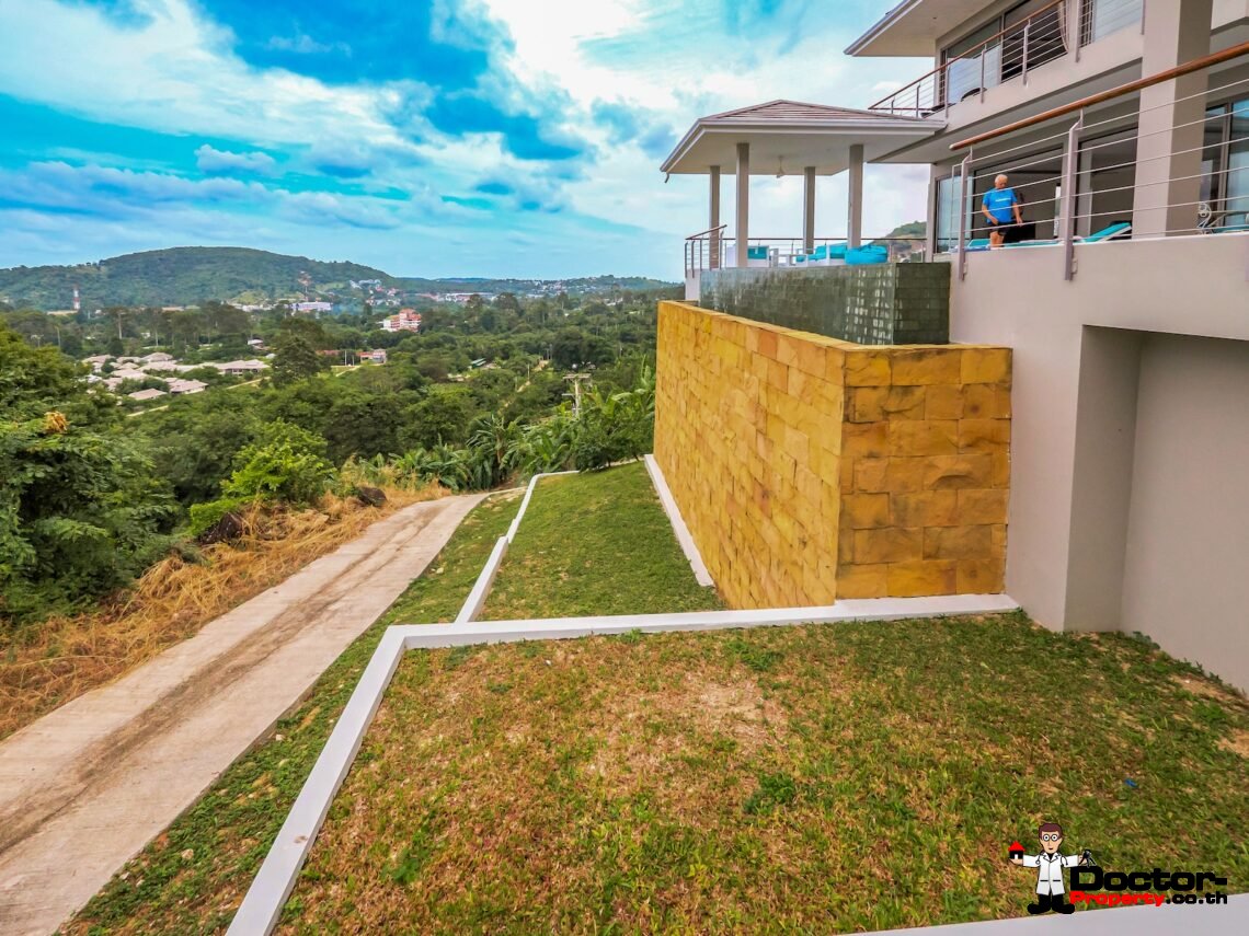 4 Bedroom Sea View Pool Villa in Bo Phut, Koh Samui – For Sale